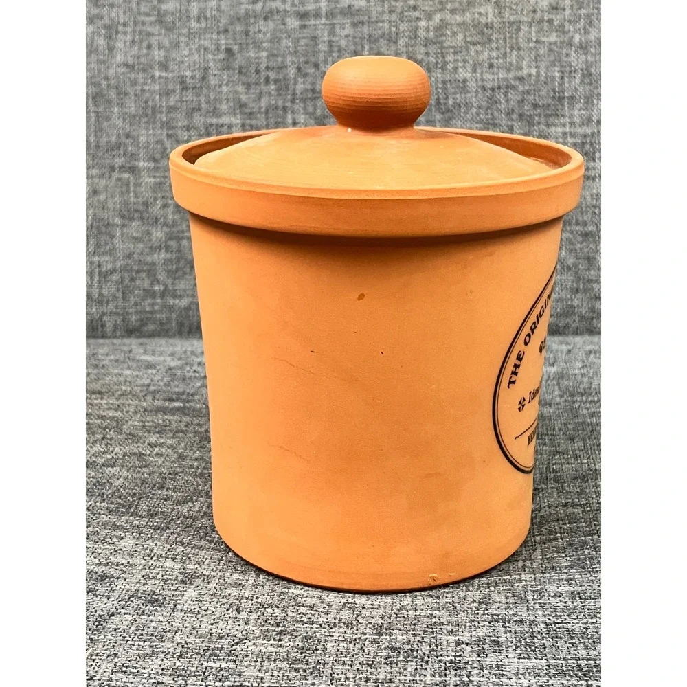 Henry Watson Pottery Original Suffolk Tea Canister Terracotta Made England New